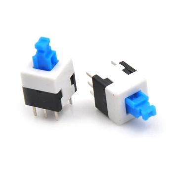 10PCS/Lot High Quality Electronic 8*8mm 6Pin Push Tactile Power Micro Switch Self Lock On/Off Button Latching Switch
10PCS/Lot High Quality Electronic 8*8mm 6Pin Push Tactile Power Micro Switch Self Lock On/Off Button Latching Switch