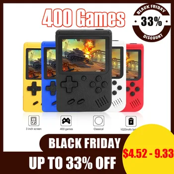 Retro Video Game Console 3 inch Screen 8 Bit Mini Pocket Handheld Gaming Player Built-in 400 Classic Games Kids Gifts
Retro Video Game Console 3 inch Screen 8 Bit Mini Pocket Handheld Gaming Player Built-in 400 Classic Games Kids Gifts
