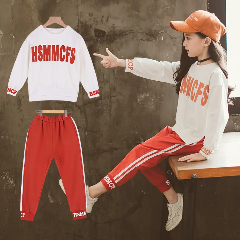 Childrenswear Girls Lettered Set Spring Clothing New Style GIRL'S Big Boy Korean-style Hoodie Trousers Spring And Autumn Casual
Childrenswear Girls Lettered Set Spring Clothing New Style GIRL'S Big Boy Korean-style Hoodie Trousers Spring And Autumn Casual