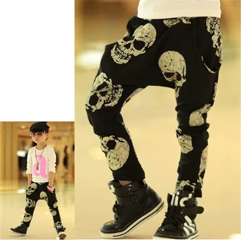 3-7 year Spring Autumn Hot Sale Unisex Kids Child Clothes Children Pants For Baby Boys Trousers Girls Harem Pants Skull Black
3-7 year Spring Autumn Hot Sale Unisex Kids Child Clothes Children Pants For Baby Boys Trousers Girls Harem Pants Skull Black