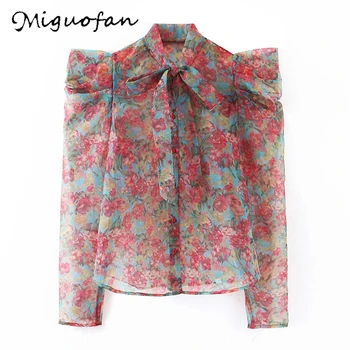 Miguofan organze blouse transparent women sexy floral blouse shirts bow collar long sleeve female see through chic tops blusas
Miguofan organze blouse transparent women sexy floral blouse shirts bow collar long sleeve female see through chic tops blusas