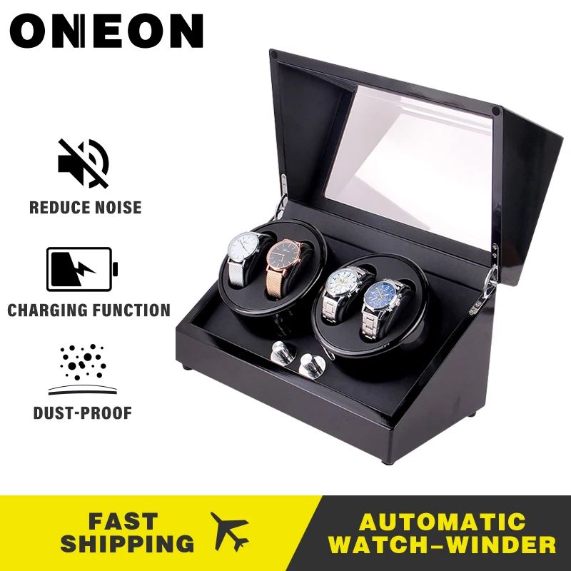 ONEON Automatic Watch Winder High Gloss Paint Watches Winding Display Box Storage Case Powered by Japanese Motor Extremly Quiet
ONEON Automatic Watch Winder High Gloss Paint Watches Winding Display Box Storage Case Powered by Japanese Motor Extremly Quiet