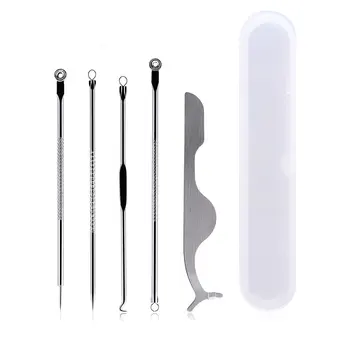 Acne Needles Blackhead Removal Extractor Cleaner Eyelash Auxiliary Clip Set Beauty Face Clean Care Tools
Acne Needles Blackhead Removal Extractor Cleaner Eyelash Auxiliary Clip Set Beauty Face Clean Care Tools