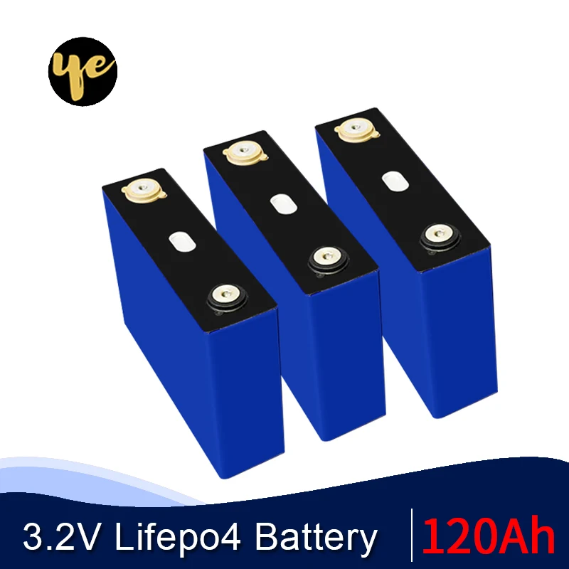 8 шт. Новый 3 2 В 120Ah lifepo4 батарея 4000 цикл LFP солнечная 123ah 24 батареи Diy Солнечная