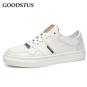 GOODSTUS Men Genuine Leather Sneaker Breathable Platform Comfortable Solid Simple Style High Quality Lace-Up Male Casual Shoe
GOODSTUS Men Genuine Leather Sneaker Breathable Platform Comfortable Solid Simple Style High Quality Lace-Up Male Casual Shoe