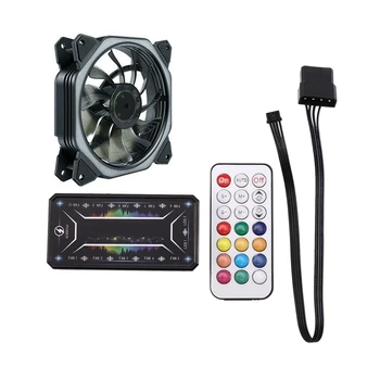 1 Set 120Mm Cpu Cooler Coolingfan, Rgb & 1 Set Computer Pc Case Fan Control Board Switch Colors Control Panel
1 Set 120Mm Cpu Cooler Coolingfan, Rgb & 1 Set Computer Pc Case Fan Control Board Switch Colors Control Panel