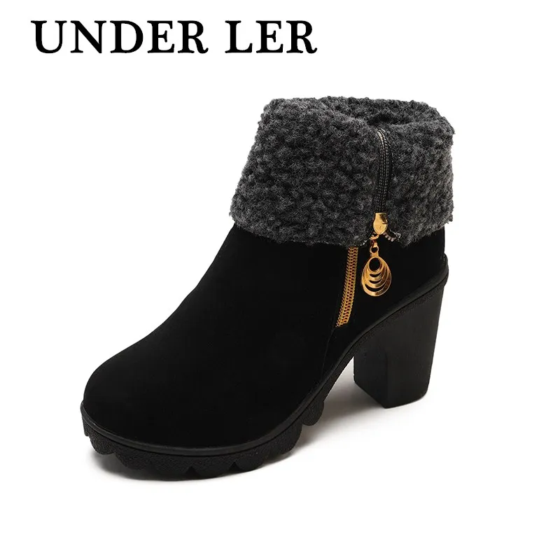 Women Winter Fur Warm Snow Boots Ladies Warm wool booties Ankle Boot Comfortable Shoes plus size 35-40 Casual Women Mid Boots
Women Winter Fur Warm Snow Boots Ladies Warm wool booties Ankle Boot Comfortable Shoes plus size 35-40 Casual Women Mid Boots