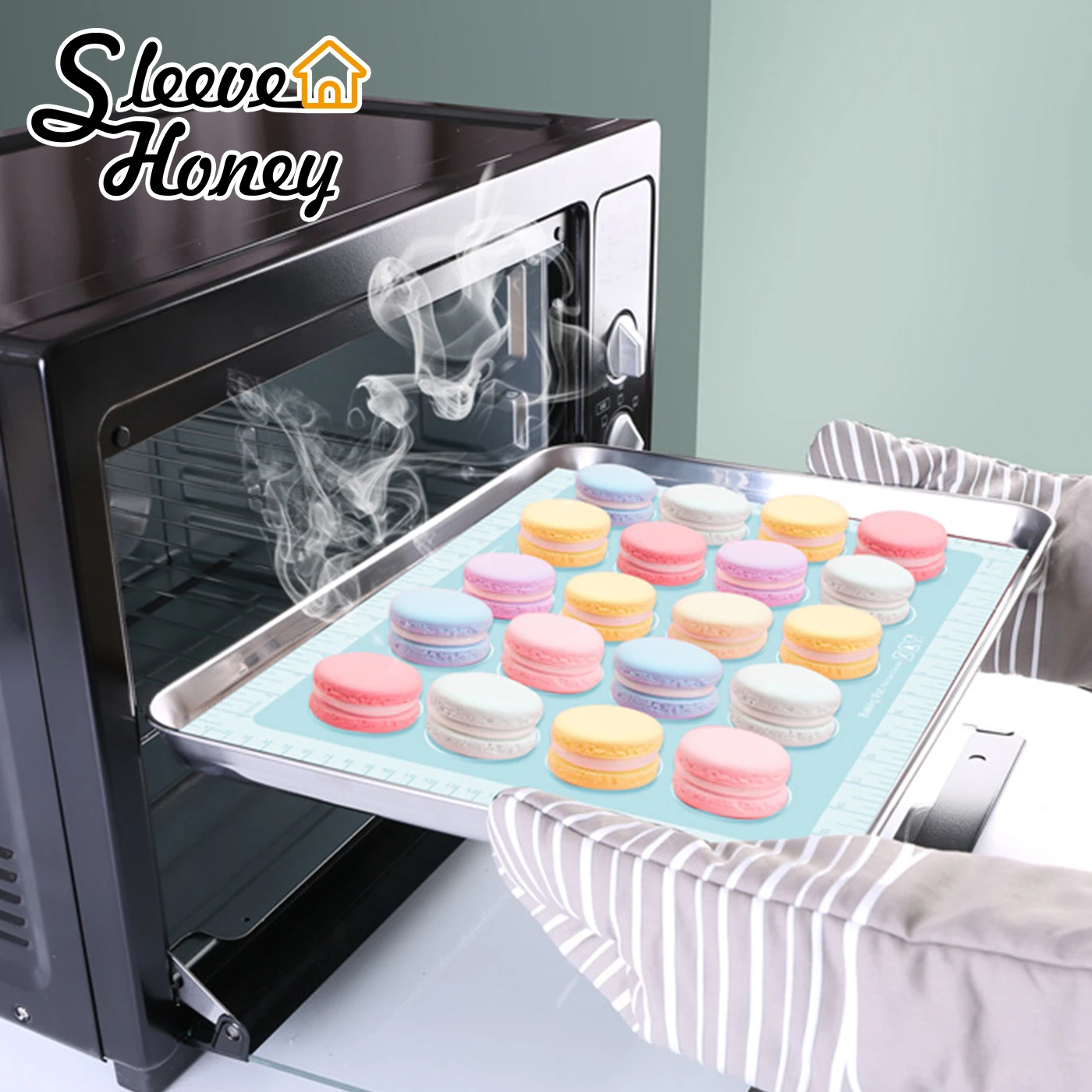 Macaron Silicone Baking Mats Pizza Maker Pastry Non-stick Rolling Dough Pads Sheet Gadgets Cooking Tools Kitchen Accessories
Macaron Silicone Baking Mats Pizza Maker Pastry Non-stick Rolling Dough Pads Sheet Gadgets Cooking Tools Kitchen Accessories