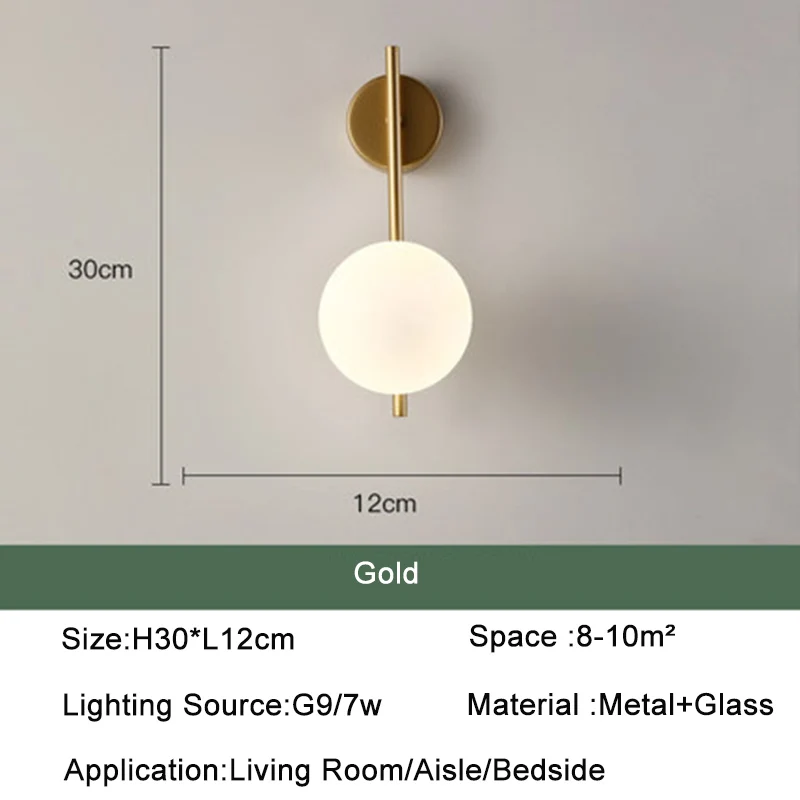 Glass Ball Wall Light Glass Ball Wall Light