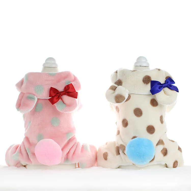 Newest Four Legs Pink Yellow Colors Xs-xl Sizes Warm Dog Clothes with Polka Dot Printed with Big Ears Four Feet Pet Clothing
Newest Four Legs Pink Yellow Colors Xs-xl Sizes Warm Dog Clothes with Polka Dot Printed with Big Ears Four Feet Pet Clothing