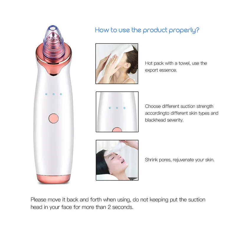 Microdermabrasion Blackhead Remover Vacuum Suction Face Pimple Acne Comedone Extractor Facial Pores Cleaner Skin Care Tools
Microdermabrasion Blackhead Remover Vacuum Suction Face Pimple Acne Comedone Extractor Facial Pores Cleaner Skin Care Tools