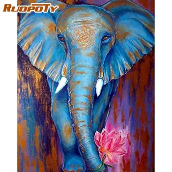 RUOPOTY Frameless Painting By Number Blue Elephant Animal Oil Picture By Number Kits Acrylic Color Draw On Canvas Home Wall Art
RUOPOTY Frameless Painting By Number Blue Elephant Animal Oil Picture By Number Kits Acrylic Color Draw On Canvas Home Wall Art