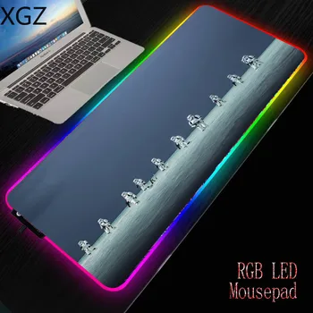 

RGB Customize Star War Anime RGB Mouse Pad Large Gaming MousePadS Gamer Led Computer Mousepad with Backlight Keyboard Desk Mat