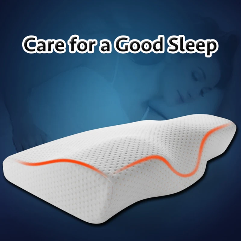 Slow Rebound Pillow Butterfly Shaped 50*30cm Memory Foam Pillow Relax Health Cervical Pillow Comfortable Sleeping Office
Slow Rebound Pillow Butterfly Shaped 50*30cm Memory Foam Pillow Relax Health Cervical Pillow Comfortable Sleeping Office