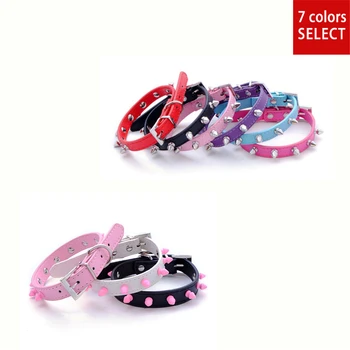 7 Colors Pet Collar Cool Rivet Dog Collars PU Leather Pet Neck Strap Punk Rivet Spiked Pet Necklace Neck Belt for Small Dogs
7 Colors Pet Collar Cool Rivet Dog Collars PU Leather Pet Neck Strap Punk Rivet Spiked Pet Necklace Neck Belt for Small Dogs