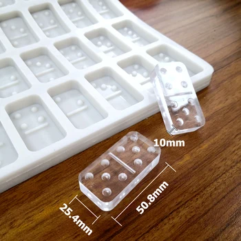 Domino Resin Silicone Mold Crafts Dominoes Epoxy Resin Mould for Cake Cookie Sugarcraft Polymer Clay DIY Cake Color Tools Random
Domino Resin Silicone Mold Crafts Dominoes Epoxy Resin Mould for Cake Cookie Sugarcraft Polymer Clay DIY Cake Color Tools Random