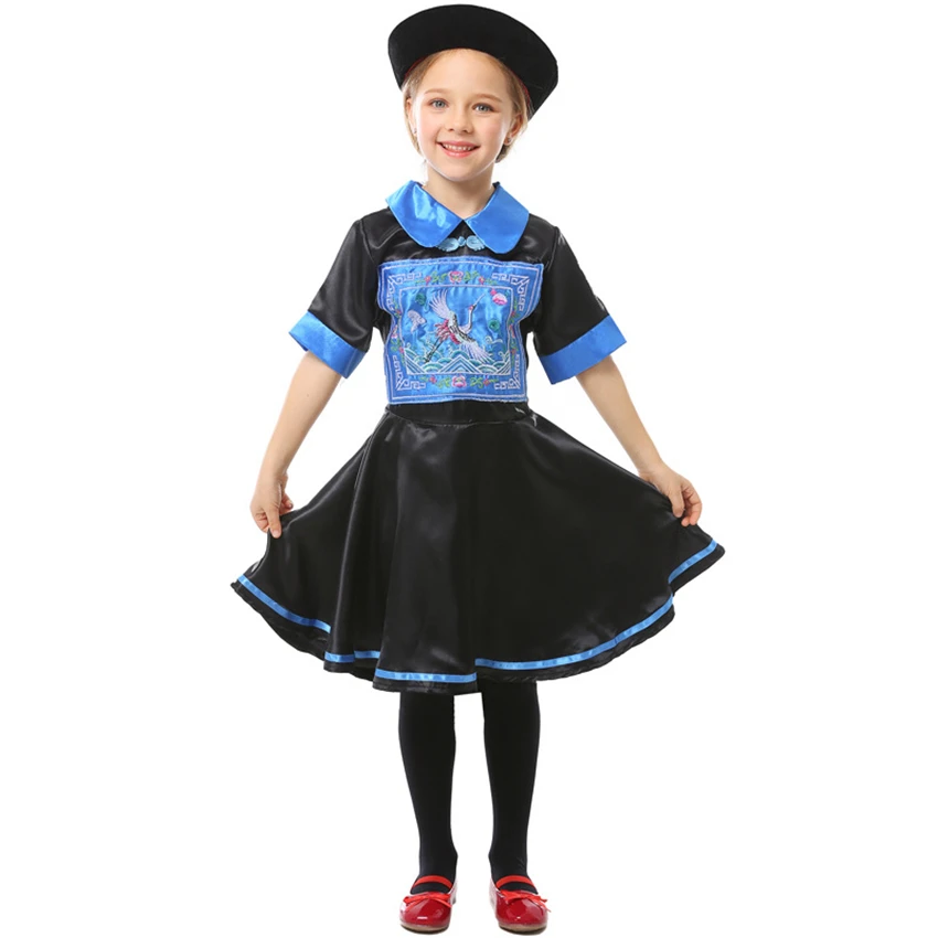 2019 Kids Halloween Carnival Cosplay Costumes Girls Chinese Style Ghost Zombie Qing Dynasty Stage Performance Clothing Hat Set
2019 Kids Halloween Carnival Cosplay Costumes Girls Chinese Style Ghost Zombie Qing Dynasty Stage Performance Clothing Hat Set