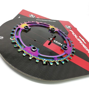 FOURIERS CR-DX003-AH Mountain Bike Positive and Negative Teeth Disc PCD 104mm Bicycle Chain-rings Sprocket Chain Wheel
FOURIERS CR-DX003-AH Mountain Bike Positive and Negative Teeth Disc PCD 104mm Bicycle Chain-rings Sprocket Chain Wheel