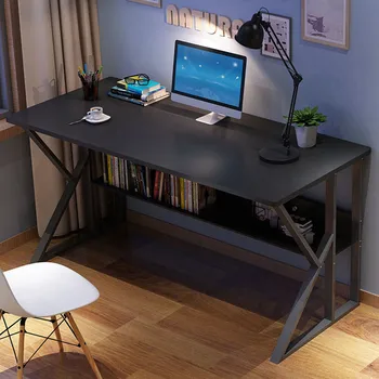 Computer Laptop Desk Modern Style Computer Table with Bookshelf Wooden Standing Desks for Home Office Living Room
Computer Laptop Desk Modern Style Computer Table with Bookshelf Wooden Standing Desks for Home Office Living Room