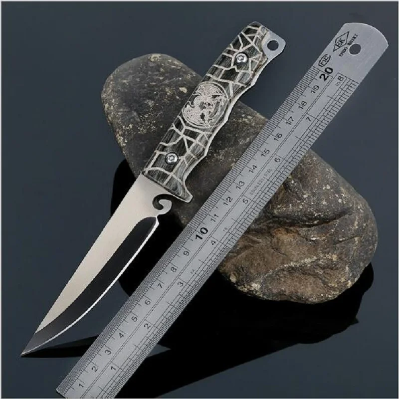 Outdoor tool high hardness sharp tactical knife with small straight knife wilderness survival non-folding knife
Outdoor tool high hardness sharp tactical knife with small straight knife wilderness survival non-folding knife