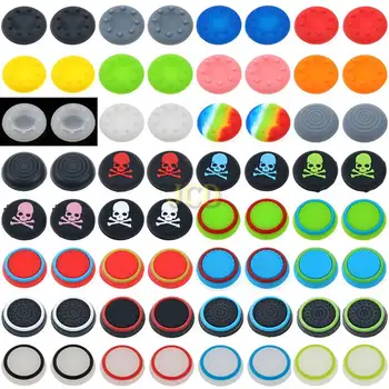 

JCD 4PCS Silicone Analog Thumb Stick Grips Joystick Cover For PS3 PS4 Pro PS5 Controller Thumbstick Caps Case For Xbox 360 One