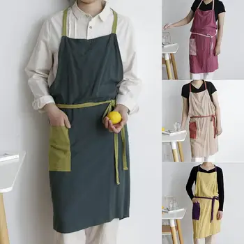 2020 New Nordic winds cotton linen apron Adjustable baking cooking apron for chef kitchen aprons for woman man bib Home Wear
2020 New Nordic winds cotton linen apron Adjustable baking cooking apron for chef kitchen aprons for woman man bib Home Wear