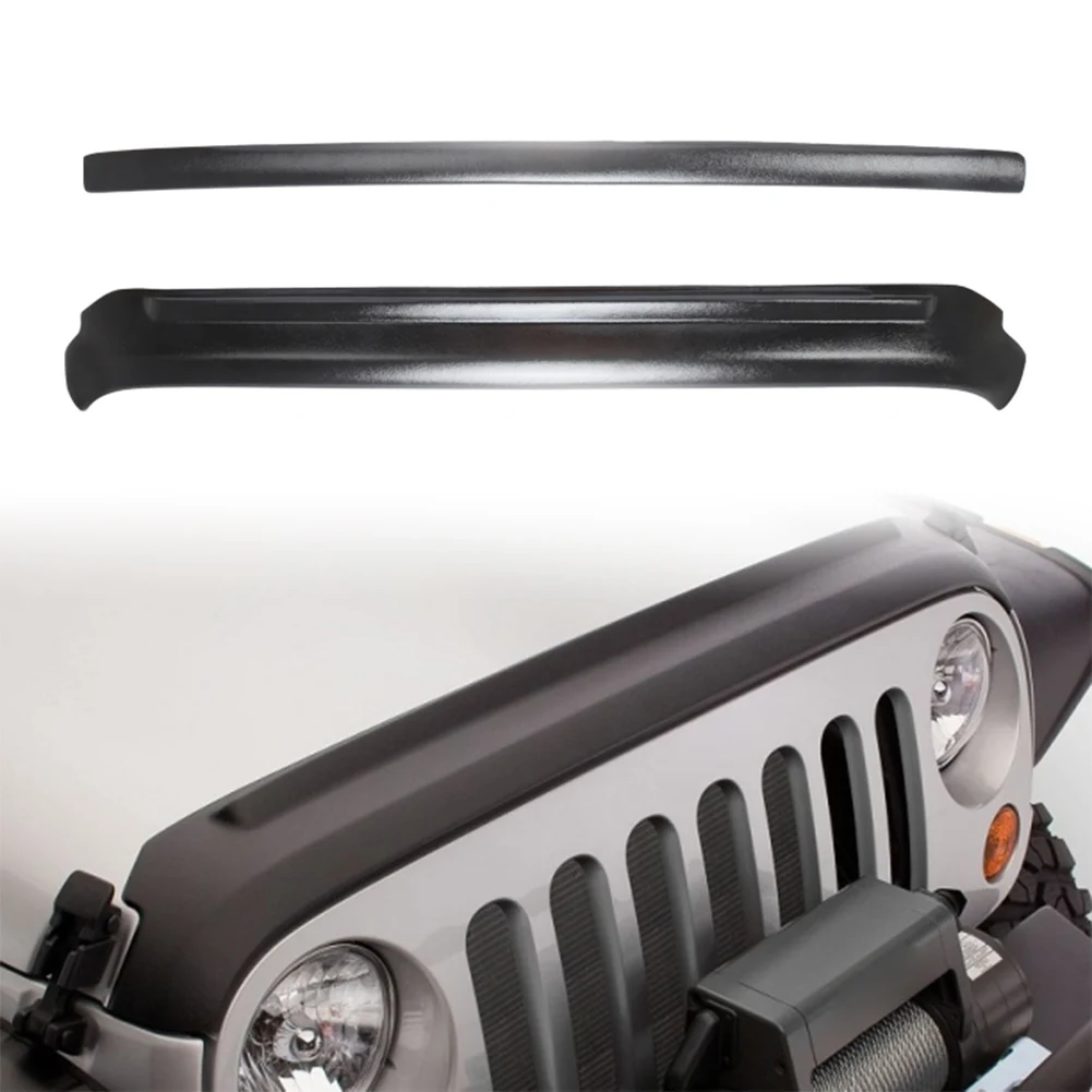 

For Jeep Wrangler JK Accessories Car Hood Bug Stone Chip Deflector Guard 2007 2008 2009 2010 2011 2012 2013 2014 2015 2016 2017