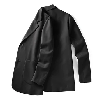 New autumn/winter 2019 slim solid color single-breasted long-sleeved blazer loose casual personality youth men's wear
New autumn/winter 2019 slim solid color single-breasted long-sleeved blazer loose casual personality youth men's wear