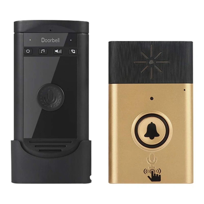 Wireless Intercom Doorbell, Voice Two-Way Portable Walkie-Talkie,Operating At Over 600 Feet(200M),Home Doorbell Intercom Kit Wit
Wireless Intercom Doorbell, Voice Two-Way Portable Walkie-Talkie,Operating At Over 600 Feet(200M),Home Doorbell Intercom Kit Wit