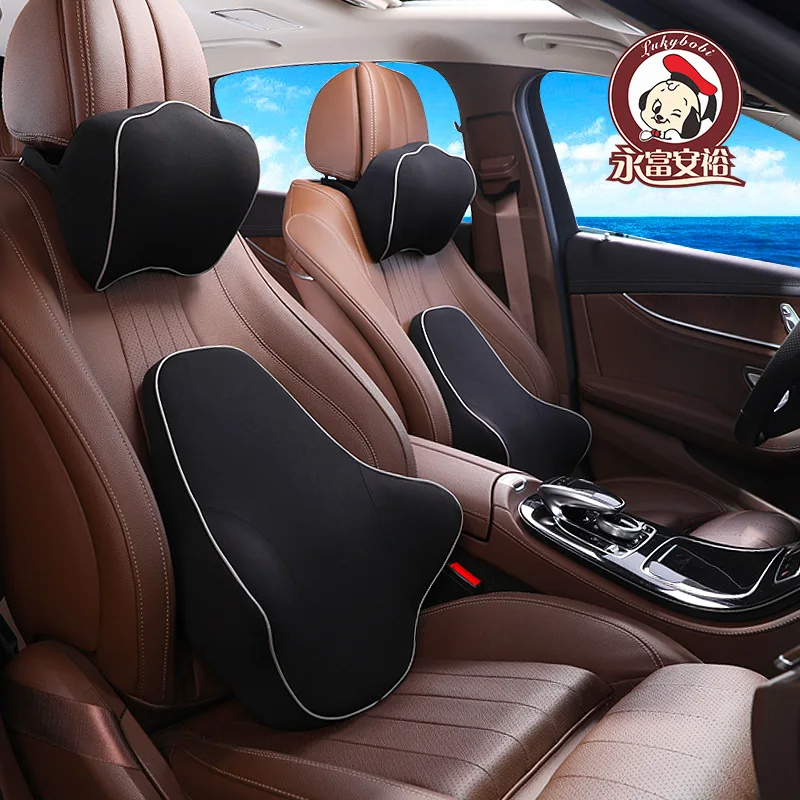 Luckybobi Memory Foam Automotive Headrest Lumbar Support Pillow Set Car Mounted Seat Backrest Lumbar Pad Neck Support Pillow Man
Luckybobi Memory Foam Automotive Headrest Lumbar Support Pillow Set Car Mounted Seat Backrest Lumbar Pad Neck Support Pillow Man