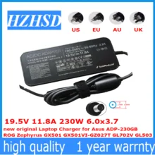 19.5V 11.8A 230W 6.0x3.7mm new Carregador Portátil original para Asus ROG ADP-230GB Zephyrus GX501 GX501VI-GZ027T GL702V GL503(China)