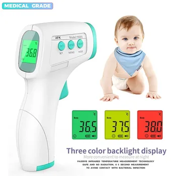 In Stock Thermometer Infrared Digital Non-contact Infrared Forehed Thermometer LCD Backlight Termometro Infravermelh Tools 
In Stock Thermometer Infrared Digital Non-contact Infrared Forehed Thermometer LCD Backlight Termometro Infravermelh Tools