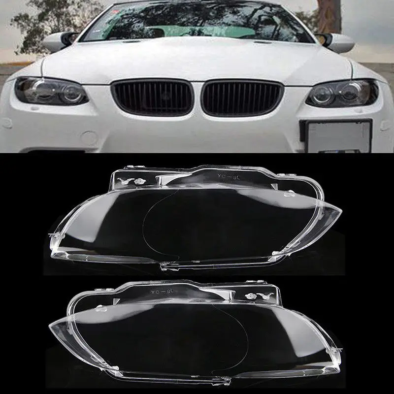 Fit For BMW E92 E93 3 series M3 2006-2010 Coupe Convertible Headlight Lens Car Light Lens Headlamp Transparent Cover Case 
Fit For BMW E92 E93 3 series M3 2006-2010 Coupe Convertible Headlight Lens Car Light Lens Headlamp Transparent Cover Case