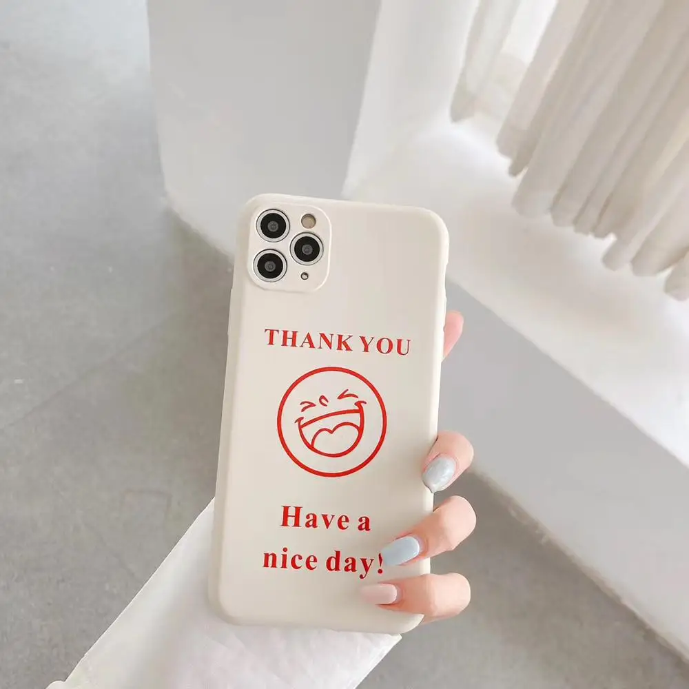 Smiley pattern case For iPhone X XR XS Max phone for iphone 11 PRO MAX 7 Fashion 8 plus Waterproof and anti-fall soft shell
Smiley pattern case For iPhone X XR XS Max phone for iphone 11 PRO MAX 7 Fashion 8 plus Waterproof and anti-fall soft shell