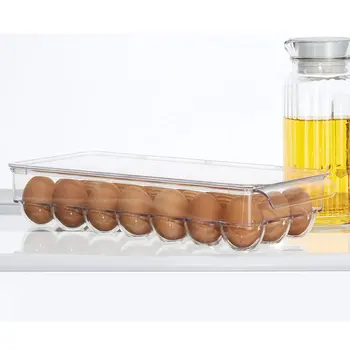 Kitchen Refrigerator Storage Box Egg Storage Box Rectangular Transparent Compartment Box With Lid Egg Box
Kitchen Refrigerator Storage Box Egg Storage Box Rectangular Transparent Compartment Box With Lid Egg Box