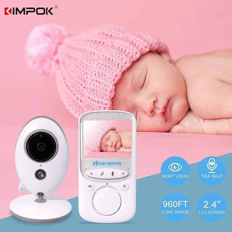 KIMPOK Wireless Audio Video Baby Monitor VB605 Radio Nanny Music Intercom IR 24h Portable Baby Camera Baby Walkie Talkie Baby
KIMPOK Wireless Audio Video Baby Monitor VB605 Radio Nanny Music Intercom IR 24h Portable Baby Camera Baby Walkie Talkie Baby