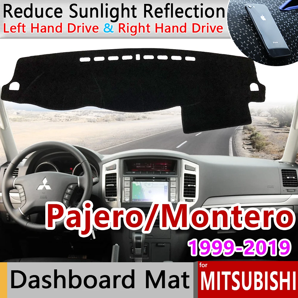 for Mitsubishi Pajero Shogun Montero 1999~2019 V60 V73 V77 V80 V87 V93 V97 Anti-Slip Mat Dashboard Cover Sunshade Accessories 
for Mitsubishi Pajero Shogun Montero 1999~2019 V60 V73 V77 V80 V87 V93 V97 Anti-Slip Mat Dashboard Cover Sunshade Accessories