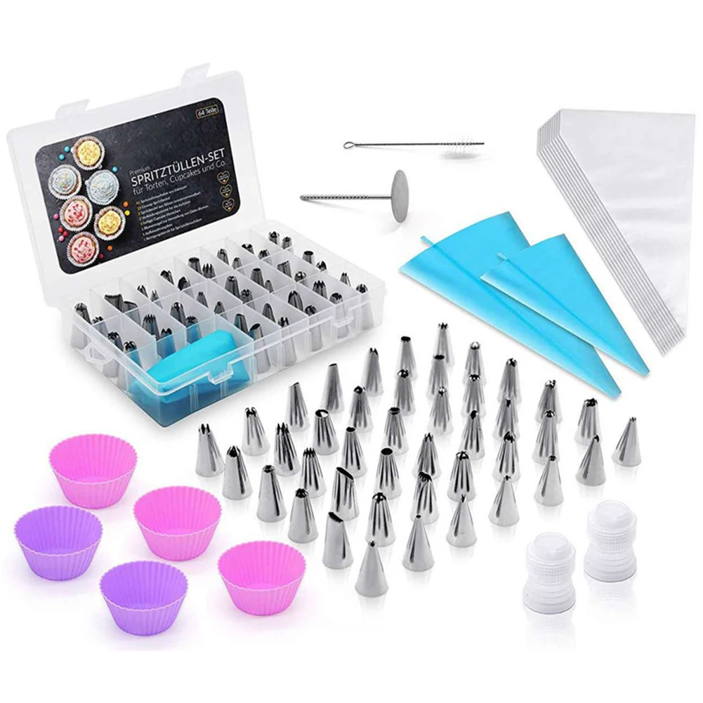 74 PCs Corrosion Resistant DIY Handmade Decoration Home Cake Nozzle Kit Reusable Coloring Utensils Baking Pastry Stainless Steel
74 PCs Corrosion Resistant DIY Handmade Decoration Home Cake Nozzle Kit Reusable Coloring Utensils Baking Pastry Stainless Steel