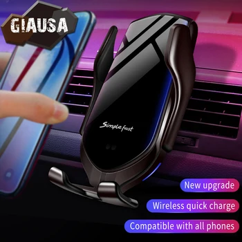 Car Phone Holder Wireless Charger 10W Quick Charge Automatic Clamping For Iphone 11 Pro XR XS Huawei P30 Pro Xiaomi mi 8 9 Redmi
Car Phone Holder Wireless Charger 10W Quick Charge Automatic Clamping For Iphone 11 Pro XR XS Huawei P30 Pro Xiaomi mi 8 9 Redmi