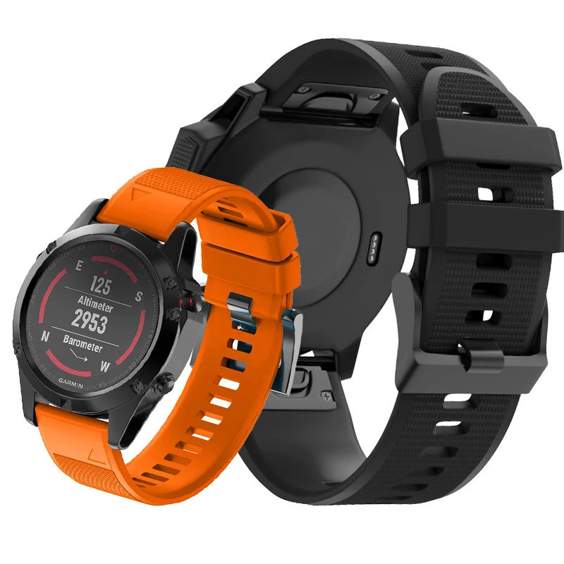 Quick fit Sport Silicone watchband For Garmin Fenix 5X 5X PLUS 3 3HR Smart watch accessories replacement 22mm man bracelet strap
Quick fit Sport Silicone watchband For Garmin Fenix 5X 5X PLUS 3 3HR Smart watch accessories replacement 22mm man bracelet strap