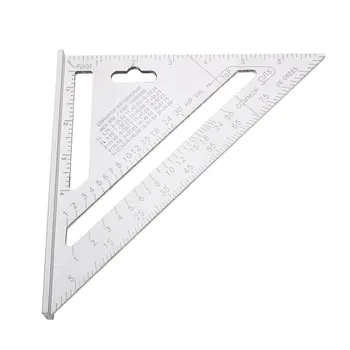 uxcell Speed Square Layout Tool 7 Inch 180mm Aluminum Alloy for Woodworking Silver for Making Right Angle and as a Cutting
uxcell Speed Square Layout Tool 7 Inch 180mm Aluminum Alloy for Woodworking Silver for Making Right Angle and as a Cutting