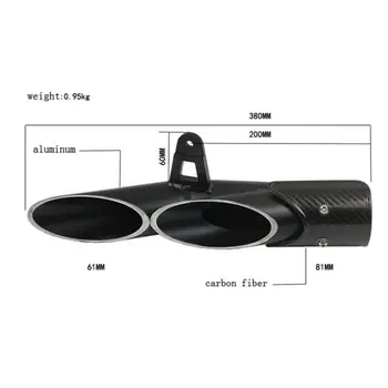 Dual Outlet Motorcycle Exhaust Muffler Tail Pipe Slip For Suzuki GSXR600 GSXR750 Corrosion Resistance And Rustproof
Dual Outlet Motorcycle Exhaust Muffler Tail Pipe Slip For Suzuki GSXR600 GSXR750 Corrosion Resistance And Rustproof
