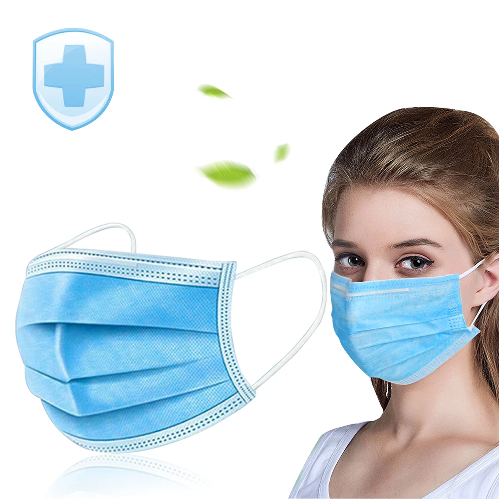 50PCS Disposable Protective Mask 3 Layers Dustproof Facial Protective Cover Mask Maldehyde Prevent bacteria Mask
50PCS Disposable Protective Mask 3 Layers Dustproof Facial Protective Cover Mask Maldehyde Prevent bacteria Mask