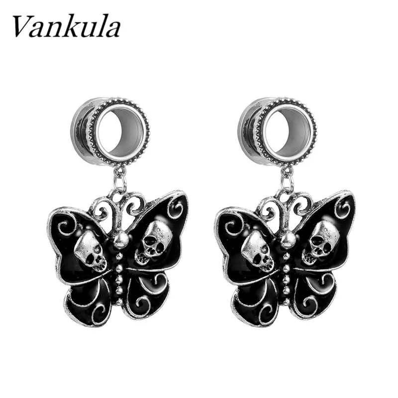 Vankula Stainless Steel Danger Silver Ear Plug Tunnels Butterfly Shape Ear Gauges Piercing Earrings Expanders Stretching Tunnel 
Vankula Stainless Steel Danger Silver Ear Plug Tunnels Butterfly Shape Ear Gauges Piercing Earrings Expanders Stretching Tunnel