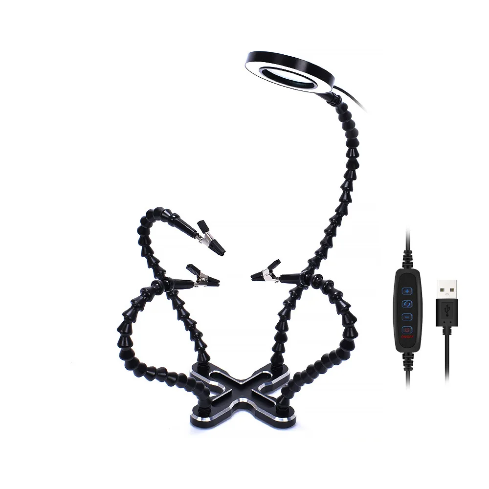 Model Airplane Multi-purpose Boom Multi-functional Aluminium Alloy 4 Jaw Light Included Soldering Station Model Airplane Accesso
Model Airplane Multi-purpose Boom Multi-functional Aluminium Alloy 4 Jaw Light Included Soldering Station Model Airplane Accesso