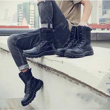 Men Winter Warm Plush Waterproof Steel Toe Cap Safety Work Boots Women Puncture-Proof Tactical Sport Mountain Hiking Sneakers
Men Winter Warm Plush Waterproof Steel Toe Cap Safety Work Boots Women Puncture-Proof Tactical Sport Mountain Hiking Sneakers