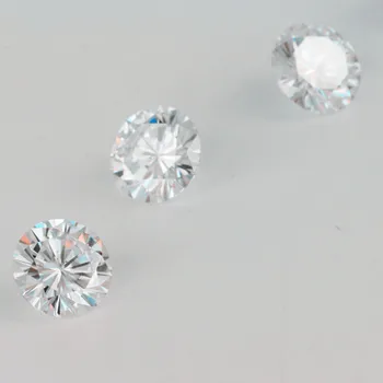 

Melee Moissanite Lab Created Gem Near Diamonds D Color 2.4mm About 0.05ct*19Pcs/Pack Finest Quality Wholesale Price For Earring