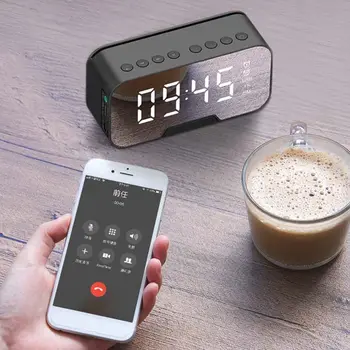 Portable Wireless Bluetooth Speaker with Dual Alarm Clock LED Display Screen Music Player for Office Bedroom
Portable Wireless Bluetooth Speaker with Dual Alarm Clock LED Display Screen Music Player for Office Bedroom