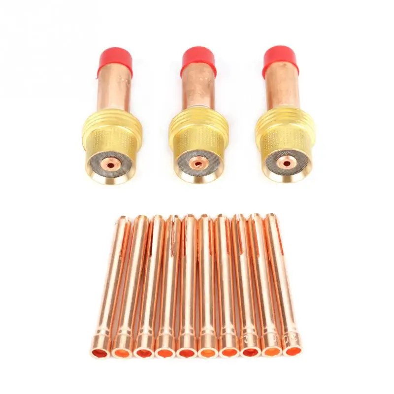3Pcs 45V25M Collet Body Gas Lens & 10Pcs 10N24M Collet for Tig Welding Torch WP-17/18/26 2.0mm
3Pcs 45V25M Collet Body Gas Lens & 10Pcs 10N24M Collet for Tig Welding Torch WP-17/18/26 2.0mm