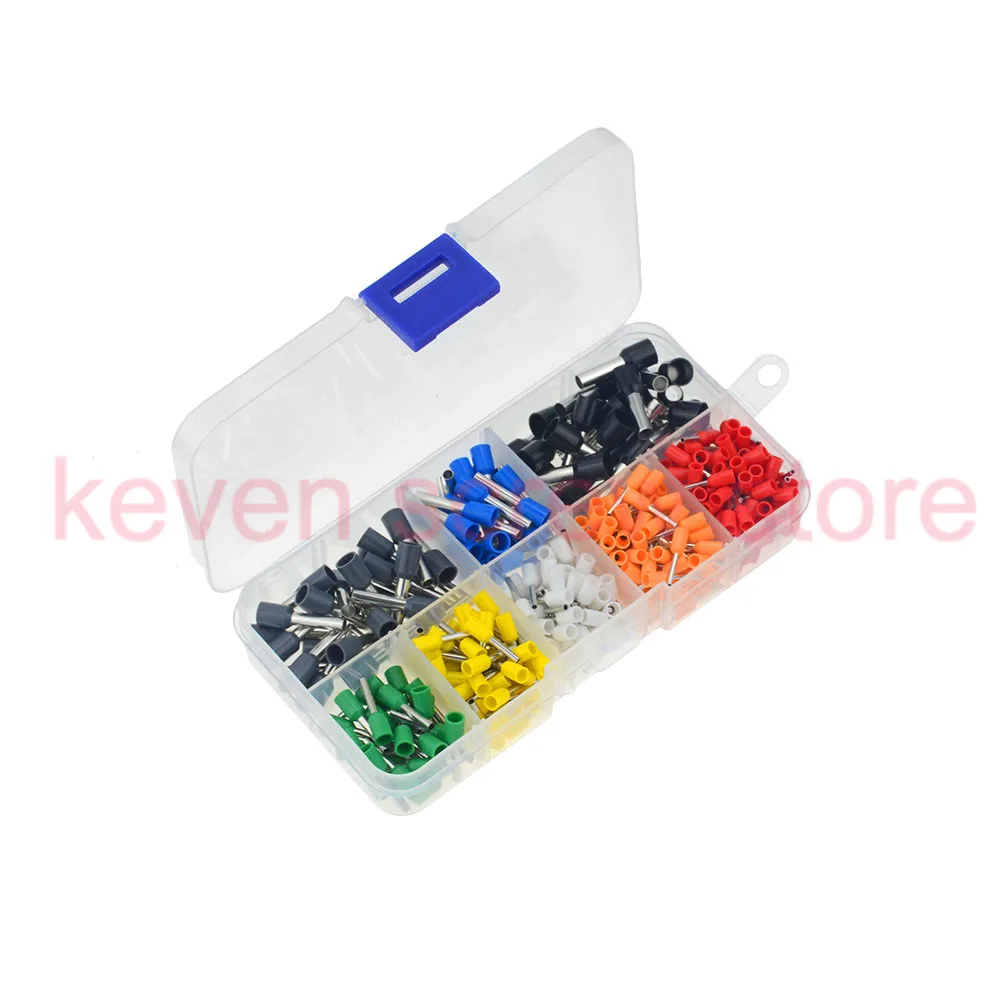 400PCS/box AWG 22-10 Insulated Cord Pin End Terminal Ferrules Kit Set Wire Copper Crimp Connector
400PCS/box AWG 22-10 Insulated Cord Pin End Terminal Ferrules Kit Set Wire Copper Crimp Connector